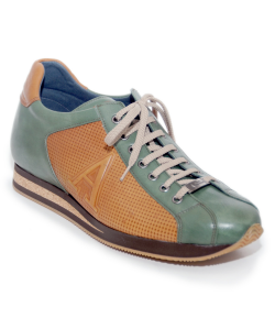 Soy Alto: Chaussures rehaussantes pour homme. Alicante verde +6 cm.
